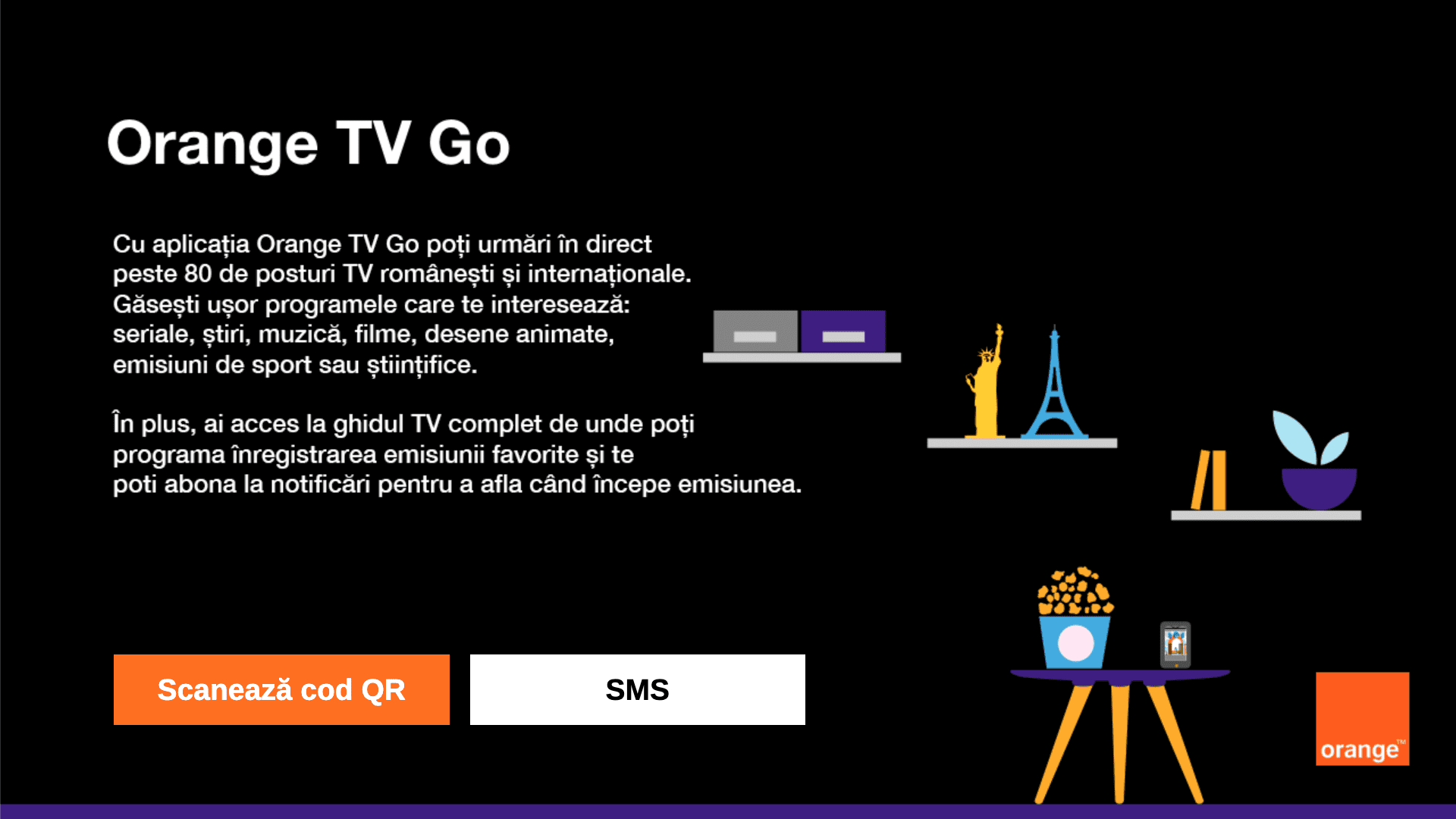 activare orange tv go smart tv
