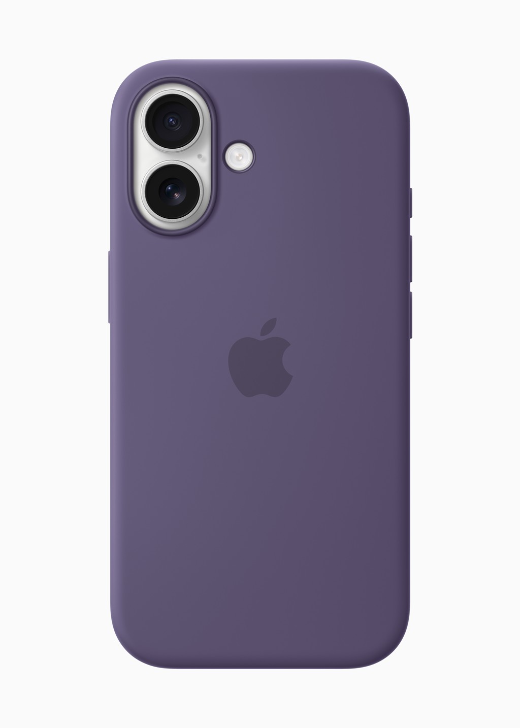 apple iphone 17 silicone case purple fog 250909