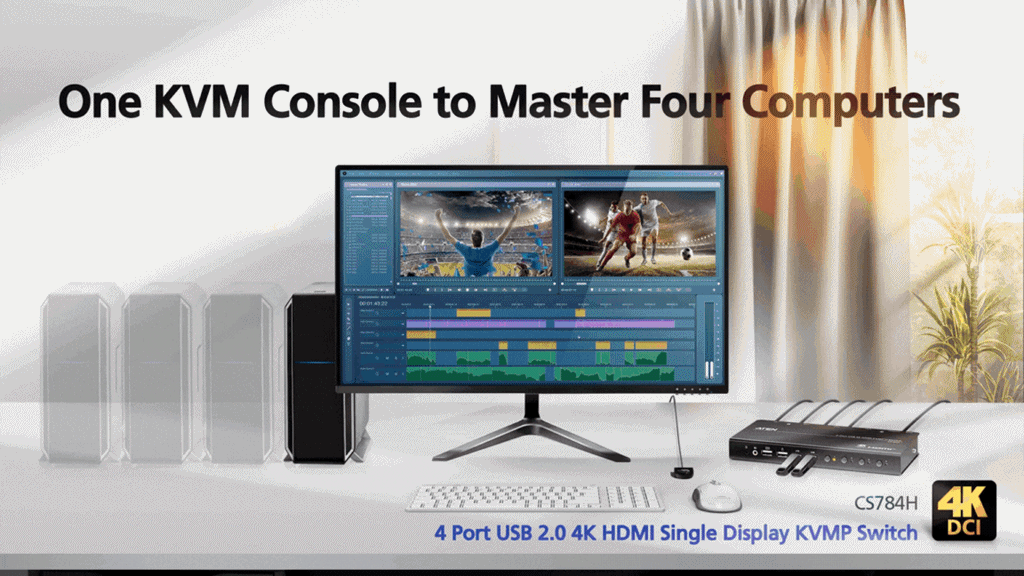 aten cs784h.kvm.desktop kvm switches.others