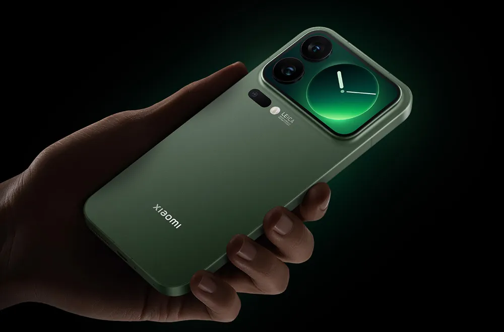 xiaomi 17 pro green clock