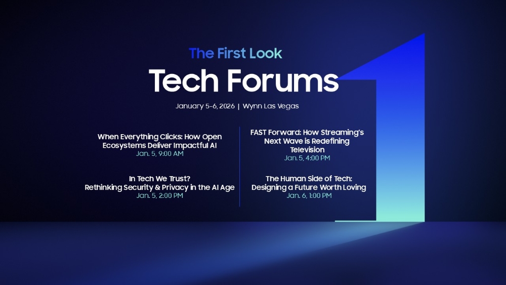 samsung corporate technology ces 2026 tech forums the first look main1f